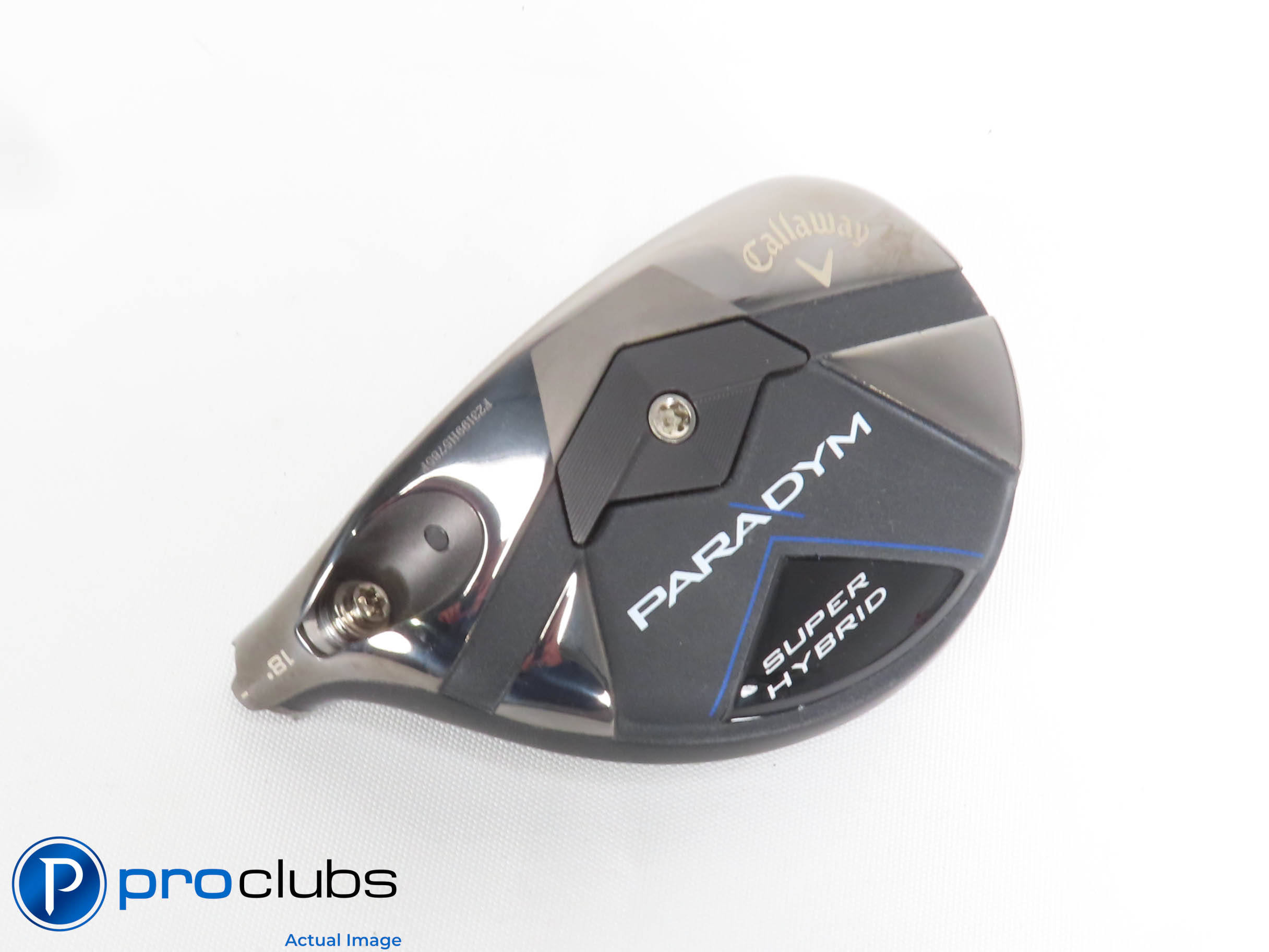 Left Handed Callaway PARADYM Super Hybrid 18* 3 Hybrid - Head Only